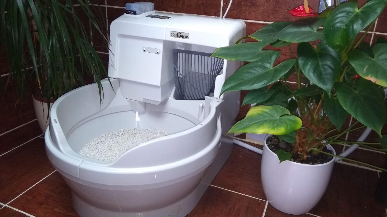 Vysušení kočičího wc Catgenie Catgenie - vysušení kočičí toalety