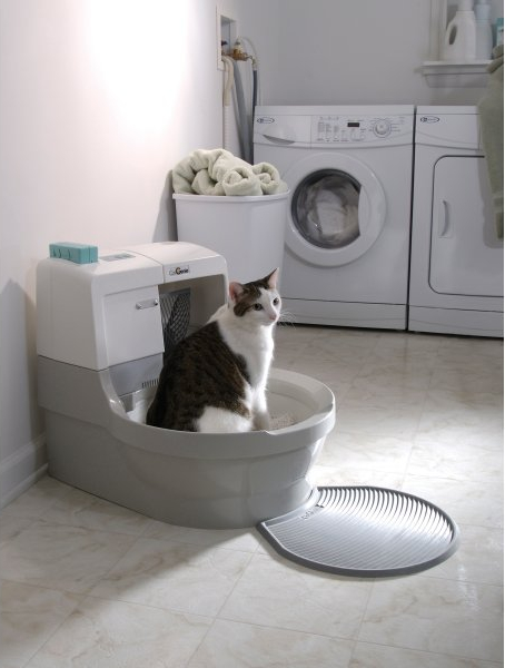 Samočistící kočičí wc